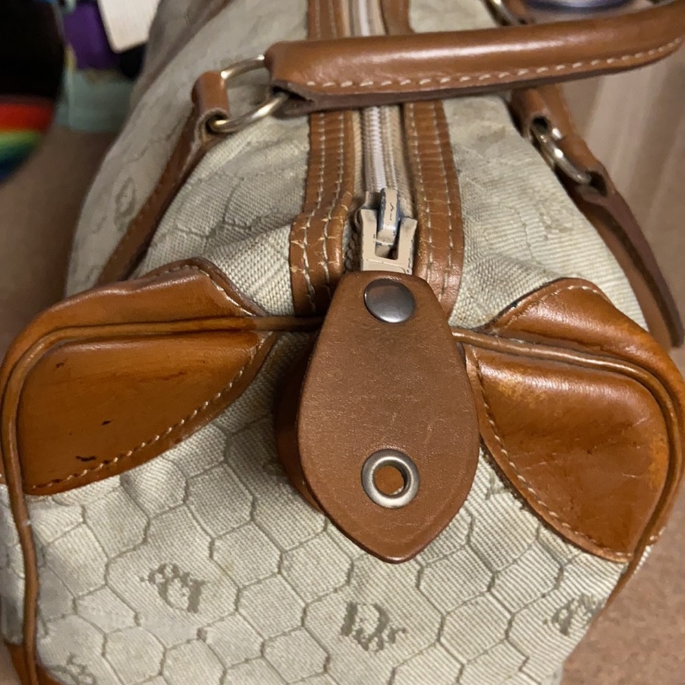 Dior Vintage Honeycomb Satchel - Picture 3 of 16